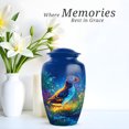 thumbnail image 4 of Puffin Memorial Cremation Urns For Human Ashes For Man, Blue Urn For Adult Male, Small Keepsake Urn For Mom, Decorative Urns For Human Ashes Adult Woman, 1 Large & 4 Mini (10&3 Inch), 4 of 7