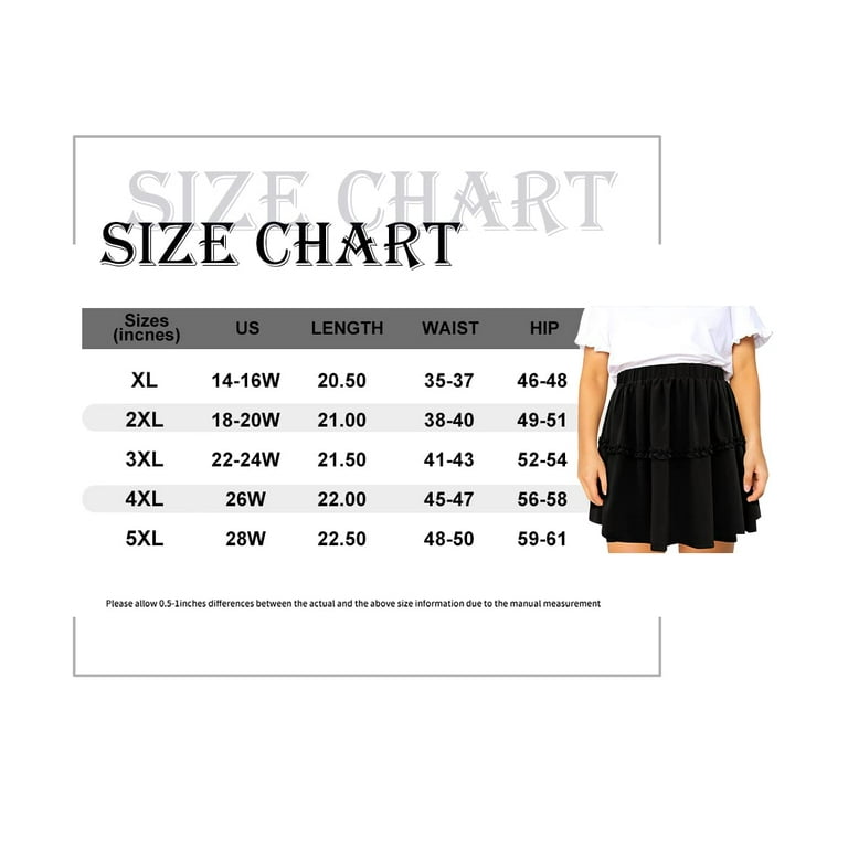 TIYOMI Plus Size Skirts 5X For Women Pink Mini Stretchy Skirts Swing A Line  Hidden Zipper Skirt Skater Skirt Flared Casual Fall Winter Skirts 5XL 26W  28W 