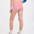 thumbnail image 5 of YOUYEDIAN Girls Athletic Shorts Kids High Waist Biker Dance Gymnastics Shorts Comfy Yoga Active Workout Volleyball Shorts (Pink, 6-7 Years), 5 of 6