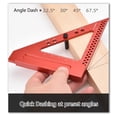 thumbnail image 4 of CEORPER Triangle Ruler Measuring Tool Woodworking Measuring Ruler, 4 of 8