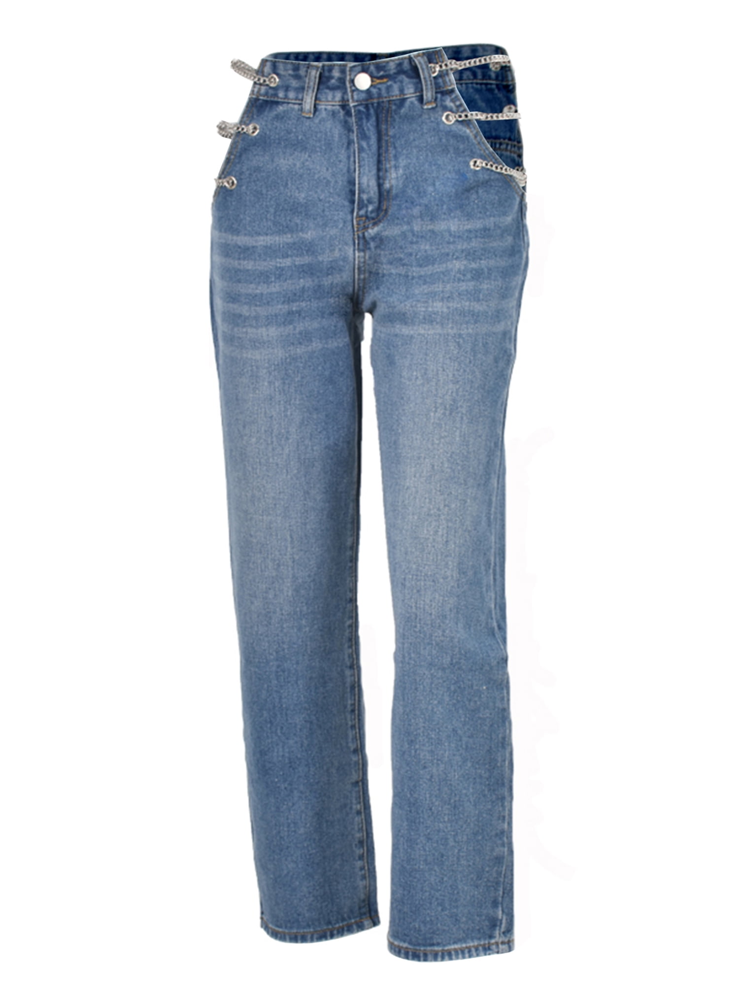 Xiaoluokaixin Women's Korean High Waist 