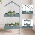 thumbnail image 2 of GRANDPATIO 3-Tier Steel Plant Stand, 29.5'' X 13.75'' X 59'', Sage Green, 2 of 7