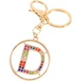 thumbnail image 1 of Letter Keychain,26 Letters A-Z Decorative Letter Keychain,Name Keychain for Women Girls Men Teenager Gift, 1 of 5