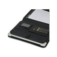 thumbnail image 4 of Professional Tri-Fold Padfolio w/Calculator Writing Pad, Vinyl, Black, 4 of 6