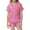 M183 Light Pink2, variant on Tfken Girls Loungewear Sets For Summer Lapel Neck Short Sleeve Sequins Button Tops With Pocket And Shorts Set Trendy Sleepwear Children Soft Homewear Outfit Black Size 2-3 Years