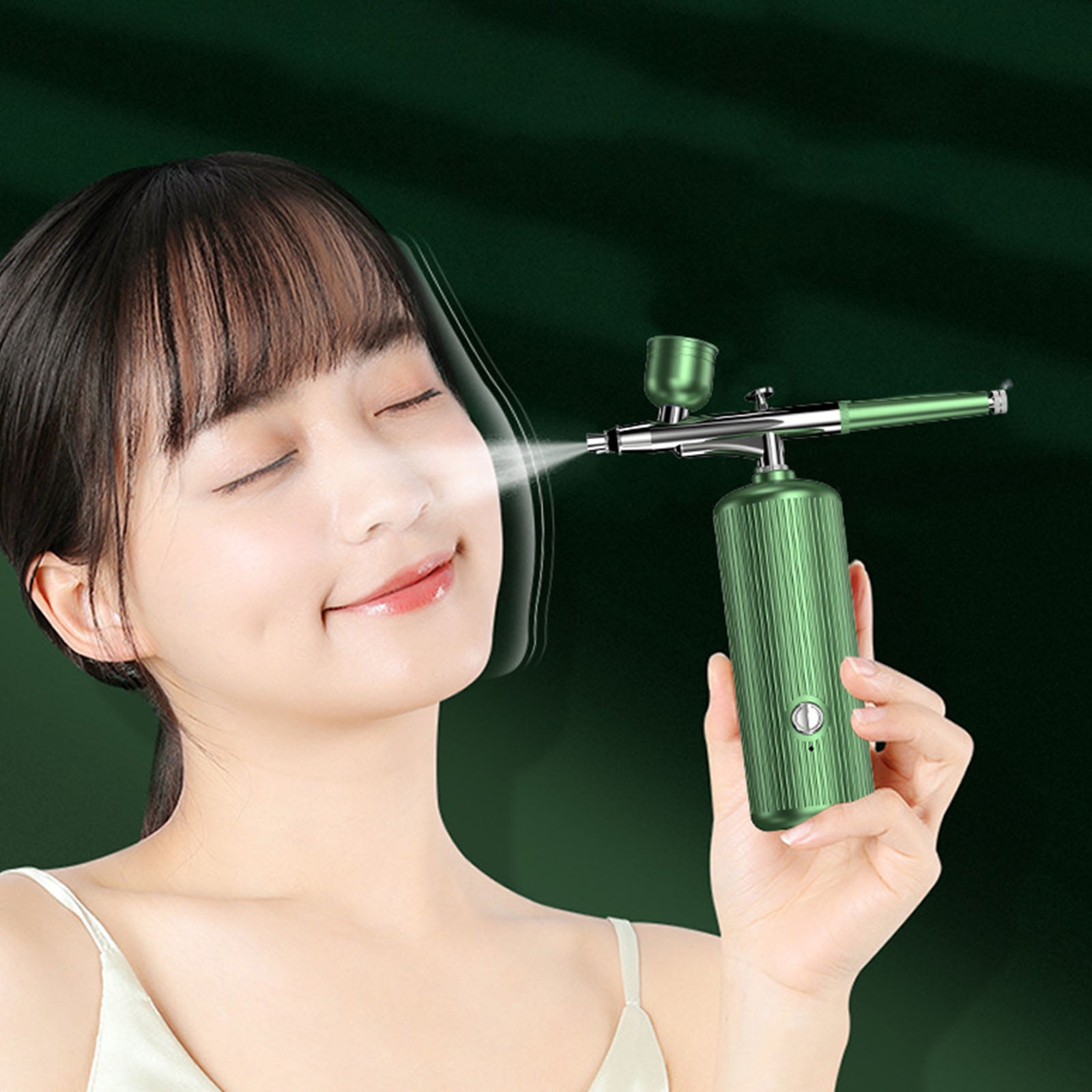 Air Brush 0.3mm Gravitational Feed Paint Sprayer Set Brushes Painting Makeup Cake Decoration