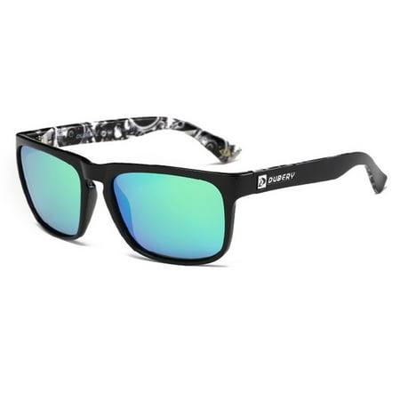 Square Shape Casual Polarized Sunglasses Driver Shades Vintage Style Sun Glasses 1# D730
