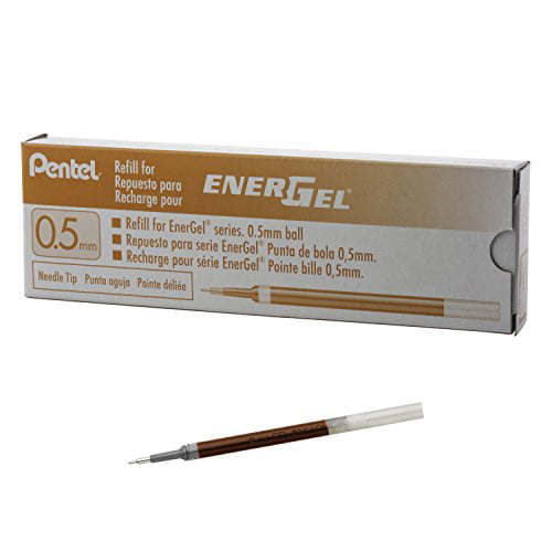6 Packs Needle Tip 0.5mm Fine Point Pentel LRN5 EnerGel Gel Pen Ink Refills 