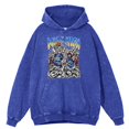thumbnail image 3 of Sudadera con capucha para hombre, estilo retro, desgastada, con diseño de jugador de baloncesto Mile High, de algodón 100 % y cálida, de gran tamaño, estilo hip hop, 3 of 5