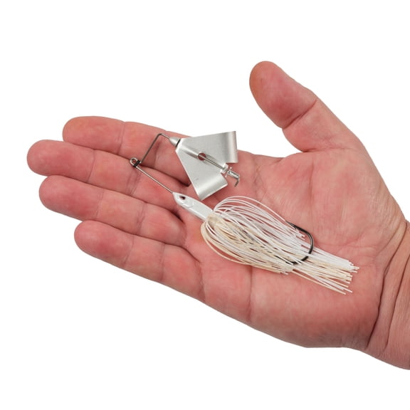 Berkley Skirted Riveter, Topwater Baits, White Silver (1-count)