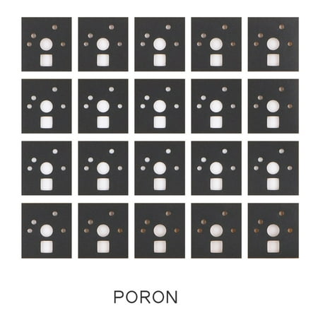 

QUSENLON Shaft Underpad PORON EVA PE Material Switch Film 120pcs for Mechanical Keyboard