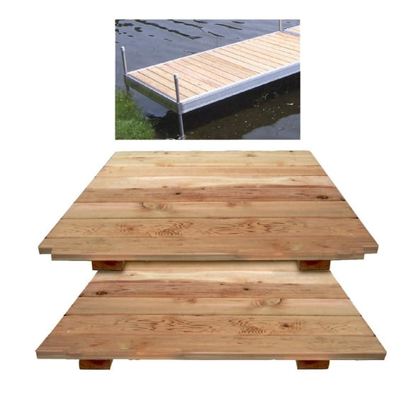 Cedar Decking Kit for Multinautic Aluminium Docks 4 ft. x 8 ft.
