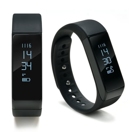 AGPTEK - AGPtEK Waterproof Fitness Tracker Bracelet Smart Wrist Watch Band for iphone Android