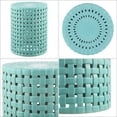 thumbnail image 5 of SAFAVIEH Sayre 18" Modern Geometric Ceramic Garden Stool, Robins Egg Blue, 5 of 8