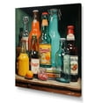 thumbnail image 2 of Designart "Pop Art 1950S Soda EFlow II" Modern Wall Decor, 2 of 5