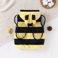thumbnail image 5 of Kiijoy Baby Boys Cute Bee Hooded Vesy Dress Up Loose Fleece Sleeveless Top Baby Clothes, 5 of 8