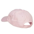 thumbnail image 3 of Maltese Dog Embroidered Low Cap - Pink OSFM, 3 of 5