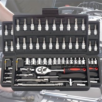HART 26-Piece 3/8-inch Mechanics Tool Set, Chrome Finish - Walmart.com