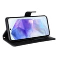 thumbnail image 2 of JTCASES Compatible with Samsung Galaxy A55 5G 6.6 inch Case Wallet Flip Folio Case [Kickstand] with RFID Blocking Card Holders [Shockproof] Wrist Strap Cover for Men Women Girls, Black, 2 of 12