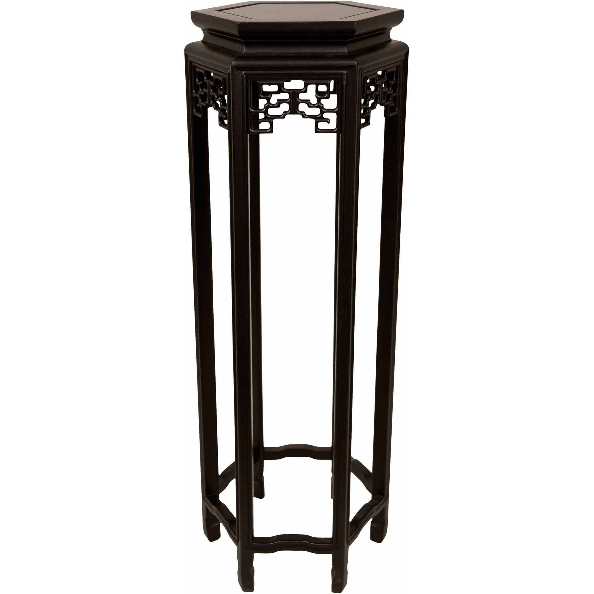 36" Hexagon Plant Stand by Oriental Furniture