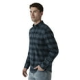 thumbnail image 3 of Chaps Men's & Big Men's Long Sleeve Stretch Button Down Flannel Shirt, 3 of 4