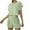 Green, variant on yievot Womens Workout Set Short Sleeve Crop Top and Shorts Summer 2 Piece Tracksuit Outfits Quick Drying Fitness Running Yoga Activewear Sets