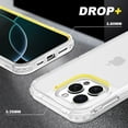 thumbnail image 4 of Decase Shockproof Case Compatible with iPhone 12 Pro Max with 3-Layer Drop Protection,Rugged Translucent PC+TPU Hybrid Back Cover, Anti-Scratch Heavy Duty Case Fits for iPhone 12 Pro Max,White, 4 of 4