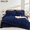 Navy, variant on YEPCLUB King Size Comforter Set, 7-Piece Bed in a Bag, Ultra Soft Reversible All Season Bedding Set with Sheets, Pillowcases & Shams, Navy