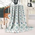 thumbnail image 4 of Light Dinosaurs Pastel Pattern Blanket,Comfortable Soft Lamb Wool Throw Blanket,All Season,Warm Lightweight Blankets for Sofa Bed Couch Living Room Chair,50"x60", 4 of 4