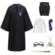 thumbnail image 4 of Slytherin Ravenclaw bata Hufflepuff Unisex, disfraz de Halloween para estudiantes, capa de mago mágico, Cosplay de fiesta, 4 of 4
