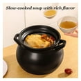 thumbnail image 4 of Chinese Ceramic Cooking Pot, Casserole Dish With Lid, Clay Rice Pot, Heat-Resistant Earthen Pot Soup Pot Stew Double Handle Saucepan For Kitchen Cookware, 4 of 8