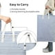 thumbnail image 4 of Cesto de ropa sucia independiente FloreceBien Rain, cesta de ropa plegable grande con asas extensibles fáciles de transportar, compatible con ropa y juguetes, color azul, 4 of 6