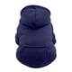 thumbnail image 4 of Xiao Hua Suéter con capucha para perro de invierno con bolsillo para mayor calidez, adecuado para perros pequeños, cachorros, gatos, etc., morado, talla XS, 1 pieza, 4 of 5