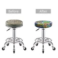 thumbnail image 5 of Fotbe Construction Machinery Stool Covers Round,Waterproof Round Bar Stool Covers Bar Chair Covers Washable Stool Cushion Slipcover for 12-14 Inch Chair-12 inch, 5 of 7