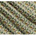 thumbnail image 3 of Soimoi Cotton Voile Fabric Macaw Parrot,Leaves & Waterlily Floral Printed Fabric 1 Yard 56 Inch Wide, 3 of 7