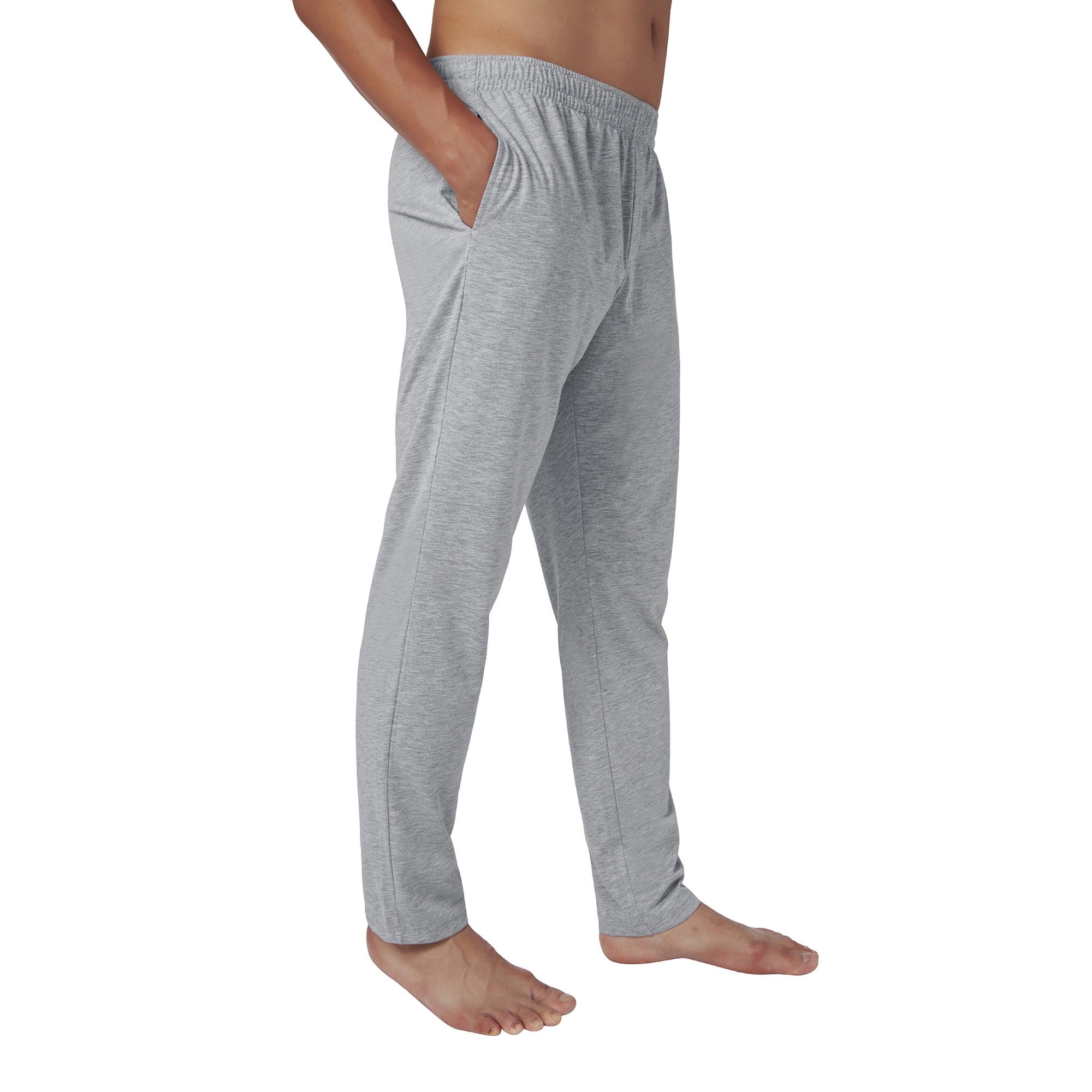 MEN JOGGER PANTS IN DARK GREY JERSEY STRETCH