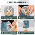 thumbnail image 4 of Bear Hug The Moon Stars Table Lamp with USB Port LED Warm Light Lamp Night Light Home Decor, 4 of 7
