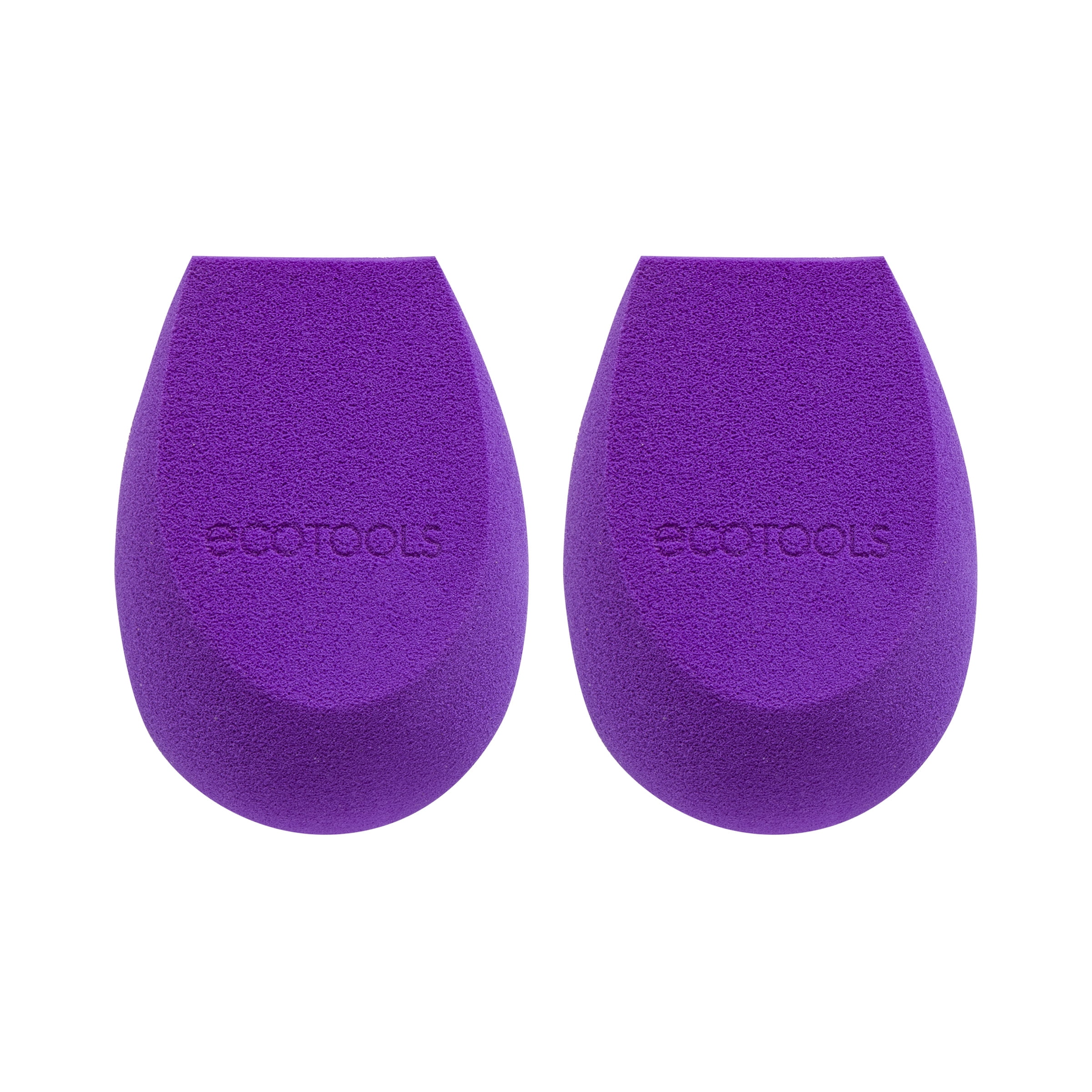 EcoTools Bioblender Makeup Sponge Duo, For Liquid and Cream Foundation, Biodegradable, 2 Count