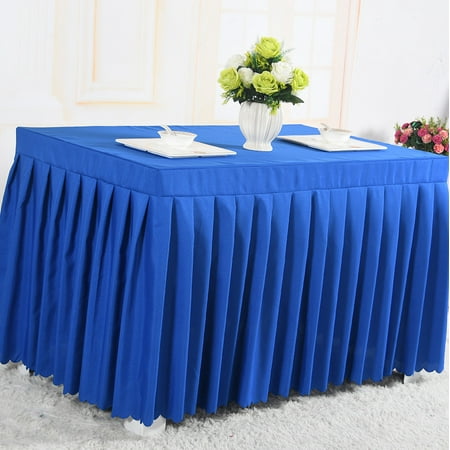 

Touiyu Rectangular Tablecloth Spandex Table Skirt Stretch Fitted Table Cover for Conference Banquet Wedding Banquet Trade Show