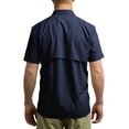 thumbnail image 2 of Whitewater Lightweight Moisture Wicking Short Sleeve Fishing Shirt with UPF 50 (Deep Sea, Large), 2 of 6