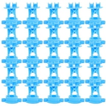 HERFIER 50Pcs Electric Fence Insulators Device Replacement Farm Fence Wire Insulators 2.32x1.89x1.49in