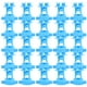 thumbnail image 1 of WORGEOUS Aisladores de cerca eléctrica de 50 Uds., dispositivo de repuesto, aisladores de alambre para cercas de granja, 1 of 9