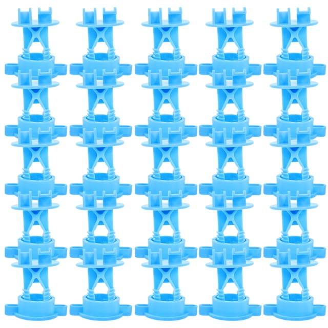 KAKOWELY 50 Pcs Isolants Électriques pour Clôture, Dispositif de Remplacement, Isolants pour Fil de Clôture de Ferme, 2,32 Pouces X 1,89 Pouces X 1,5 Pouces