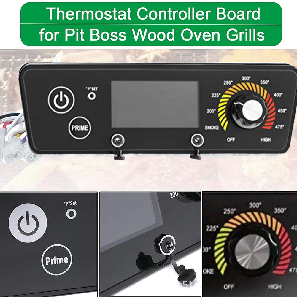 PitBoss Digital Thermostat Control Board for Wood Pellet Grills - Compatible with Tailgater PB340TGW1, Classic PB700FBW2, Austin XL PB1000XLW1 - Replacement P7-3407001000