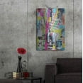 thumbnail image 7 of Luxe Metal Art 'Colorful Denial' by David Drioton, Metal Wall Art, 24"x36", 7 of 7
