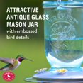 thumbnail image 2 of Perky-Pet 32 oz Mason Jar Hummingbird Feeder, 2 of 8