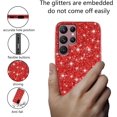 thumbnail image 3 of Compatible with Samsung Galaxy S23 Ultra Case, Glitter Sparkly Samsung S23 Ultra Phone Case with Slim Silicone Shockproof Protective Bumper Cover for Cute Girls Women (Red), 3 of 14