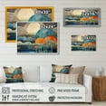 thumbnail image 4 of Designart "Giant Sun Cloud" Modern Landscape Beach Wall Art For Kitchen, 4 of 5