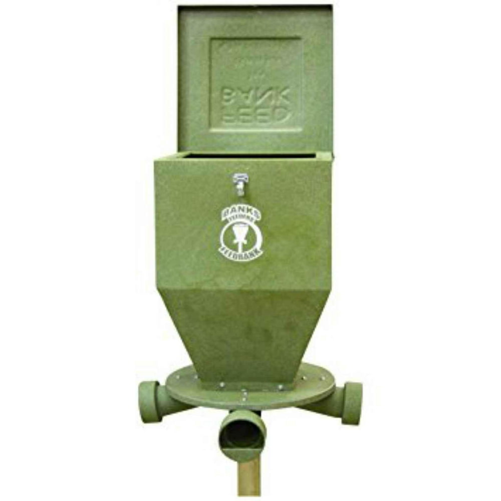 Banks Outdoors Gravity Fed Feed Bank Deer & Game Hunting Feeder 300 Lb