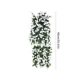 thumbnail image 3 of Glicinia artificial colgante, enredaderas de seda con flores para arco de boda, pared, jardín, cerca, decoración de interior y exterior, multicolor, 90 cm., 3 of 6